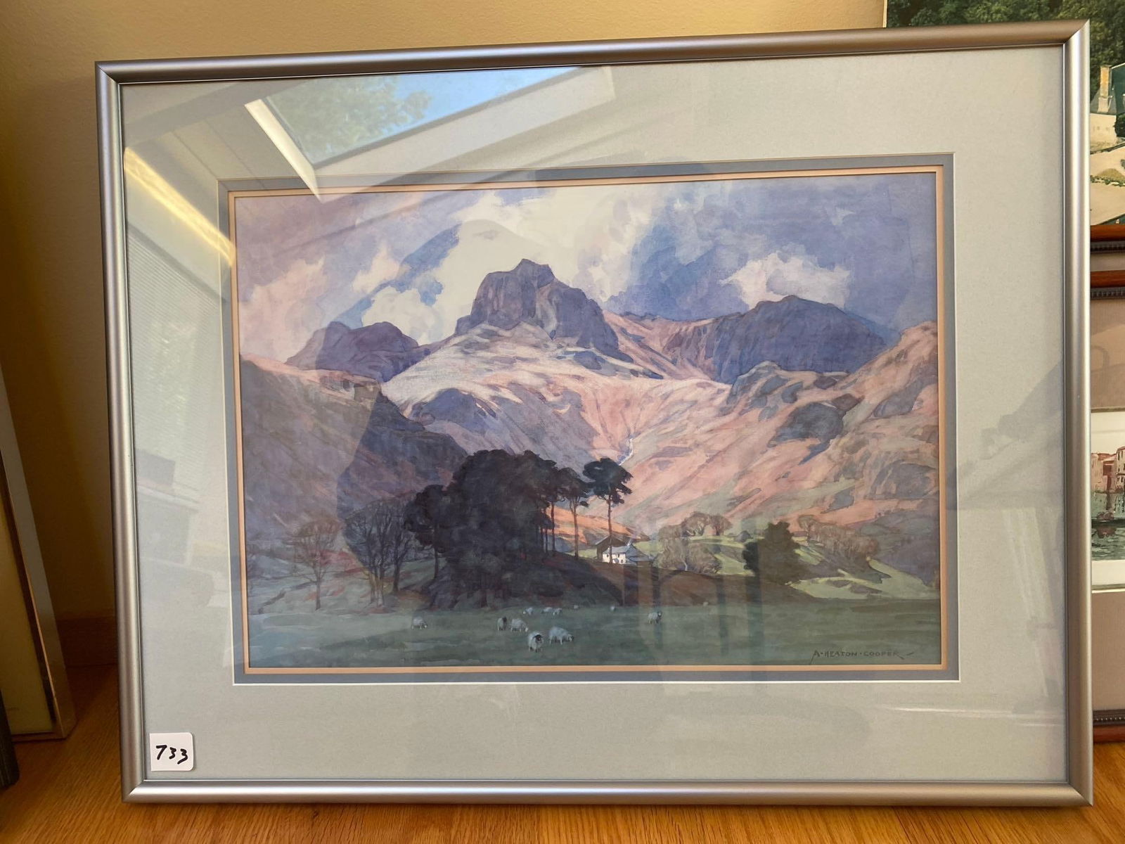 Alfred Heaton Cooper Print, Mountain Landscape (1 of 3)