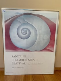 1976 Santa Fe Chamber Music Festival, Georgia O'Keeffe Poster