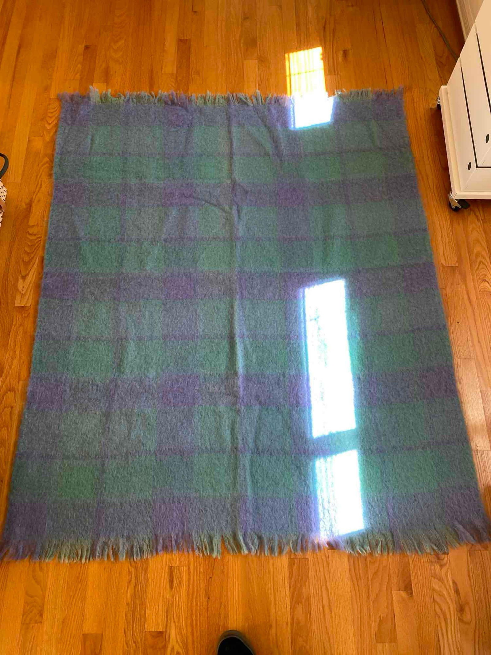 Avoca Irish Wool & Mohair Handwoven Throw Blanket (1 of 2)