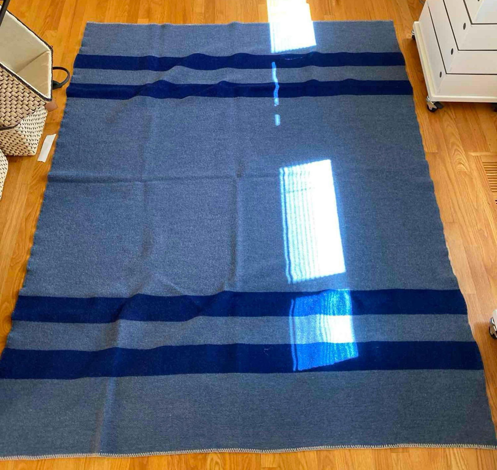 Blue Wool Blanket (1 of 2)