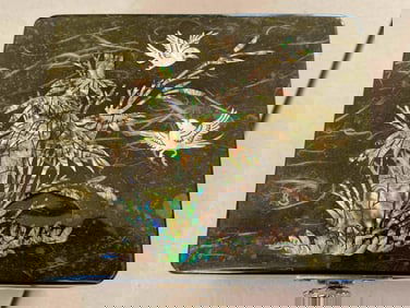 Two Asian Inlaid Lacquer Jewelry Boxes