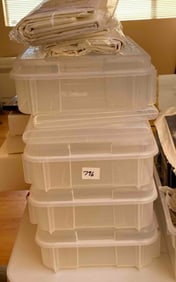 Plastic Storage Boxes & Acid Free Tissue Paper