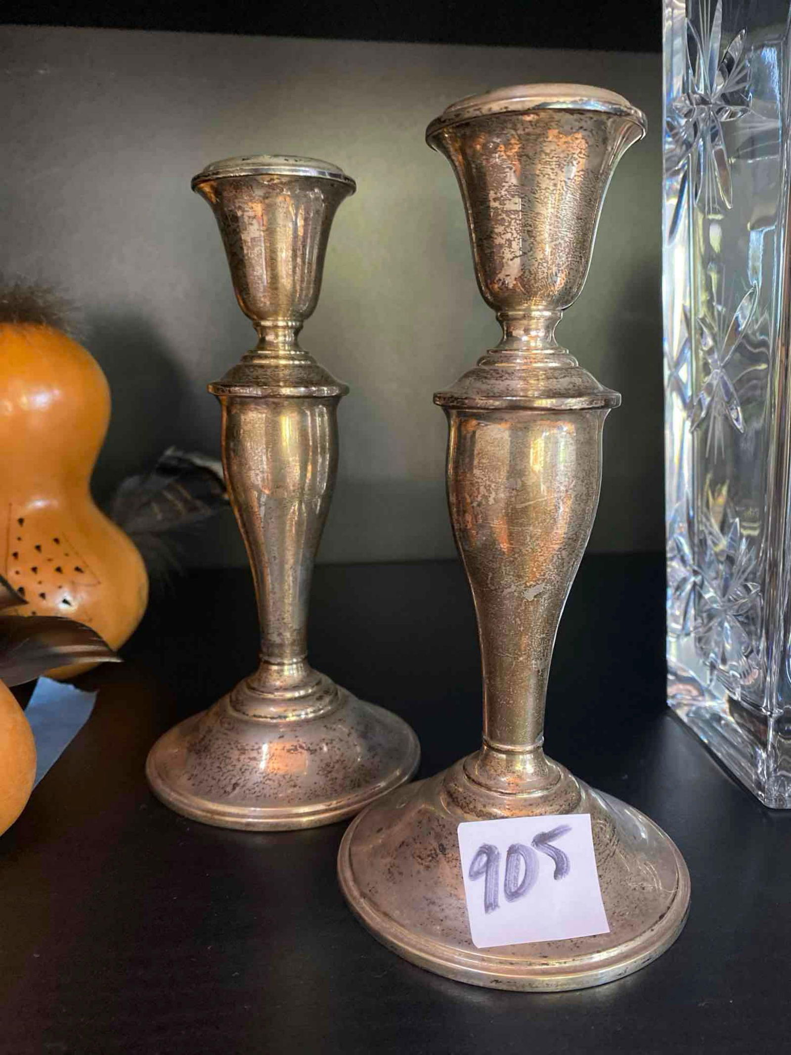 Pair Of Gorham Sterling Silver Candlesticks (1 of 1)