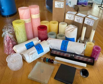 Large Lot Of Candles