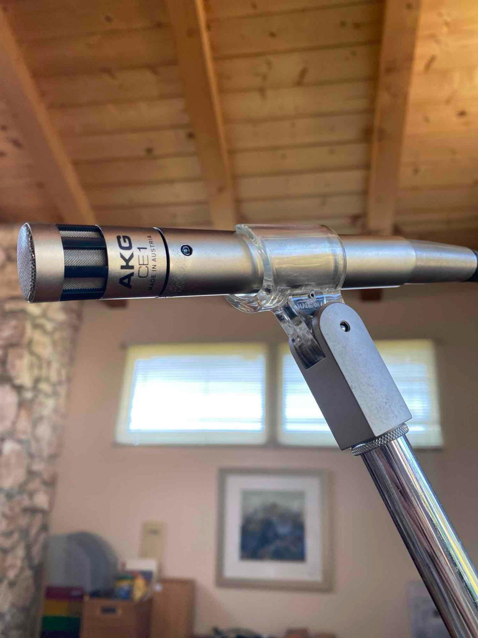 Akg Ce1 Microphone With Stand, SE 5-E-10 (1 of 5)