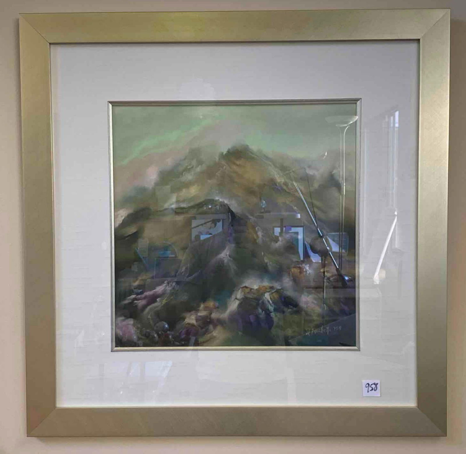 Louise A Frechette (American, B. 1942), Mountain Landscape, Pastel On Paper (1 of 2)