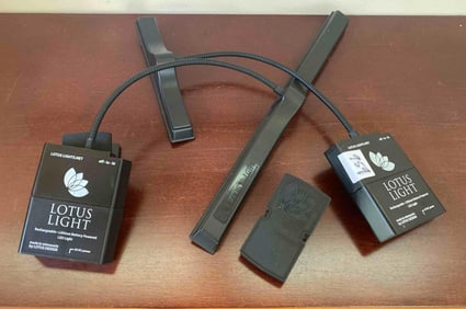 Two Rechargeable Lotus Lights