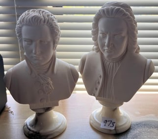 Bach & Mozart Busts