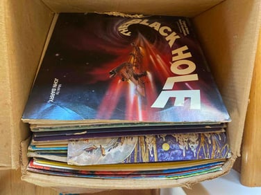 Box Of 33 Rpm Vinyl Records