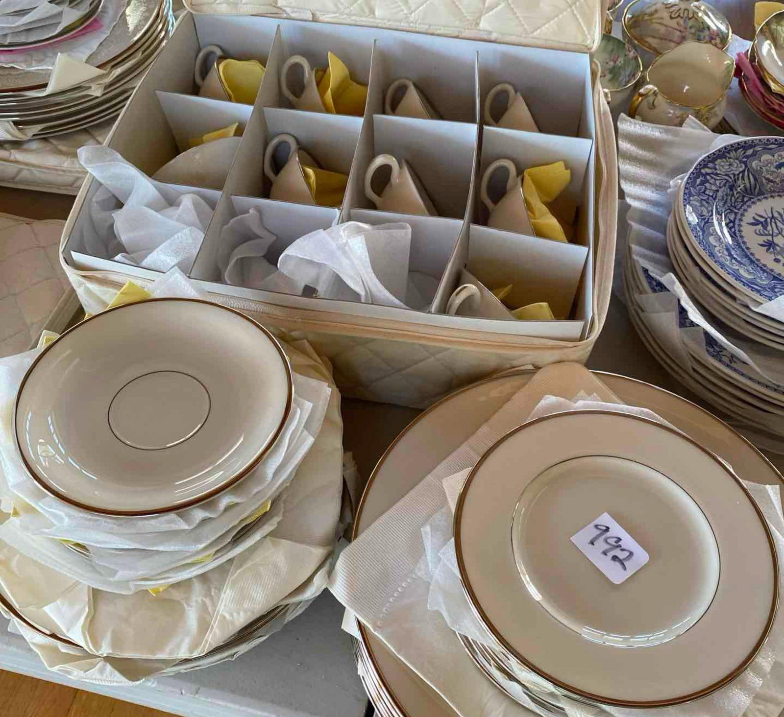 Lenox Montclair China: Lenox Montclair China Pick-Up will be Thursday Aug 8th & Saturday Aug 10th from 11:00-4:00. Shipped items must have shipping arranged by Saturday, Aug 10th. Items not picked up or without shipping by 