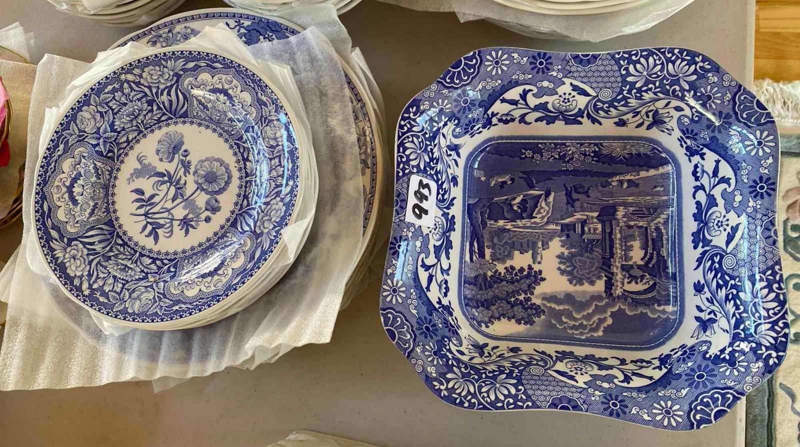 Spode And Other Blue & White Transferware (1 of 4)