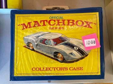 Vintage Toy Cras With Match Box Collector'S Case