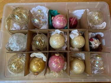 Christmas Glass Ball Ornaments