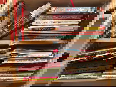 Lot Of Cookbooks, Most On Baking