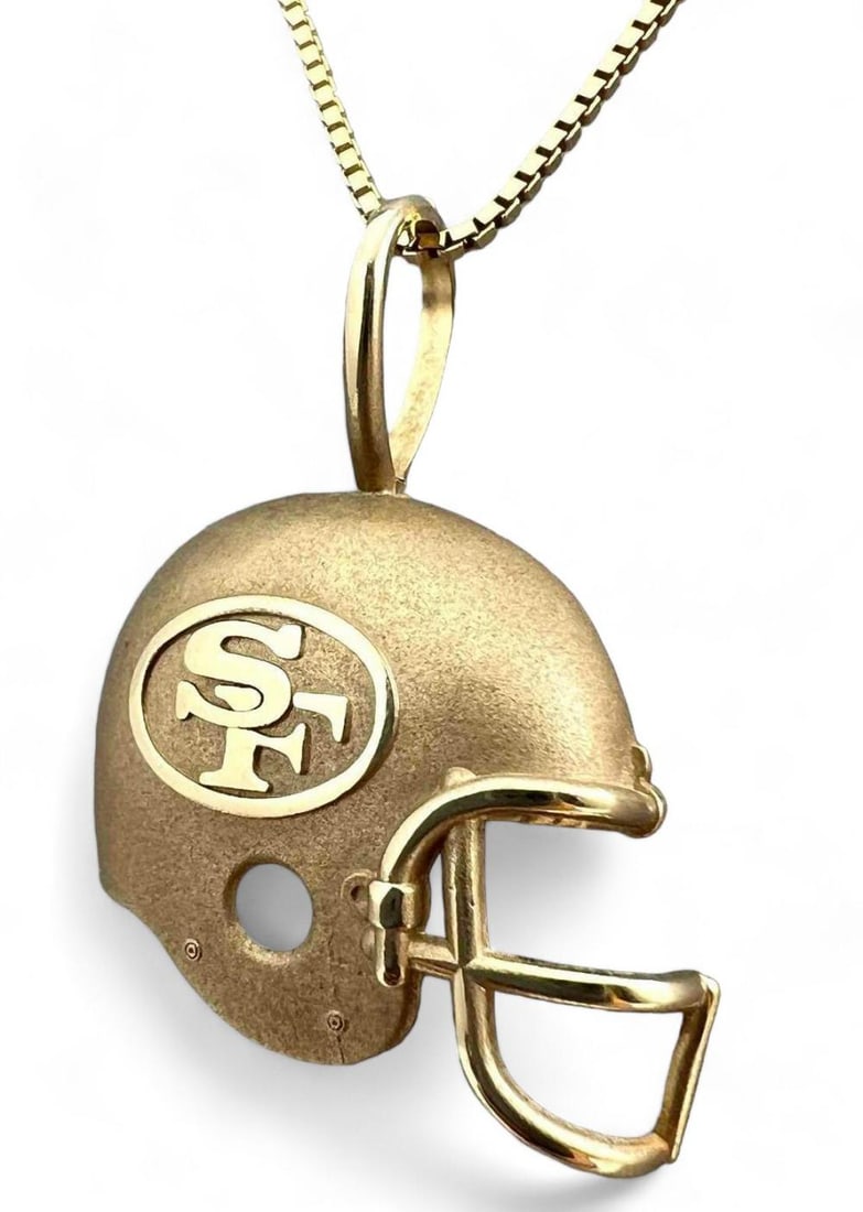 Vintage 14K San Francisco 49ers Necklace (1 of 7)