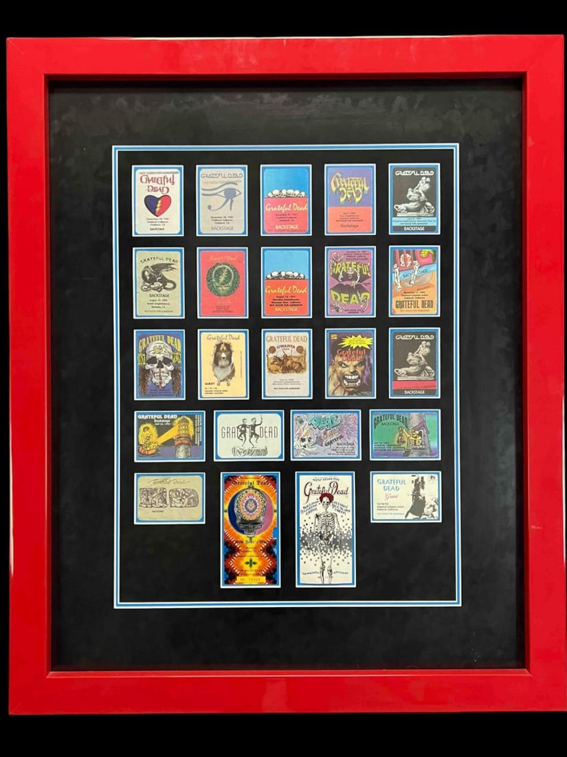 Collection Of Grateful Dead Backstage Passes (1987-1993) Oakland Coliseum & Shoreline Amphitheater (1 of 9)