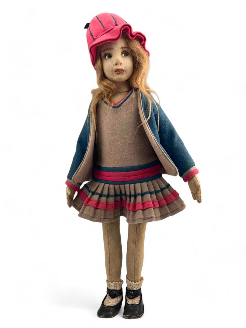 Italian Felt Lenci Doll (1 of 13)