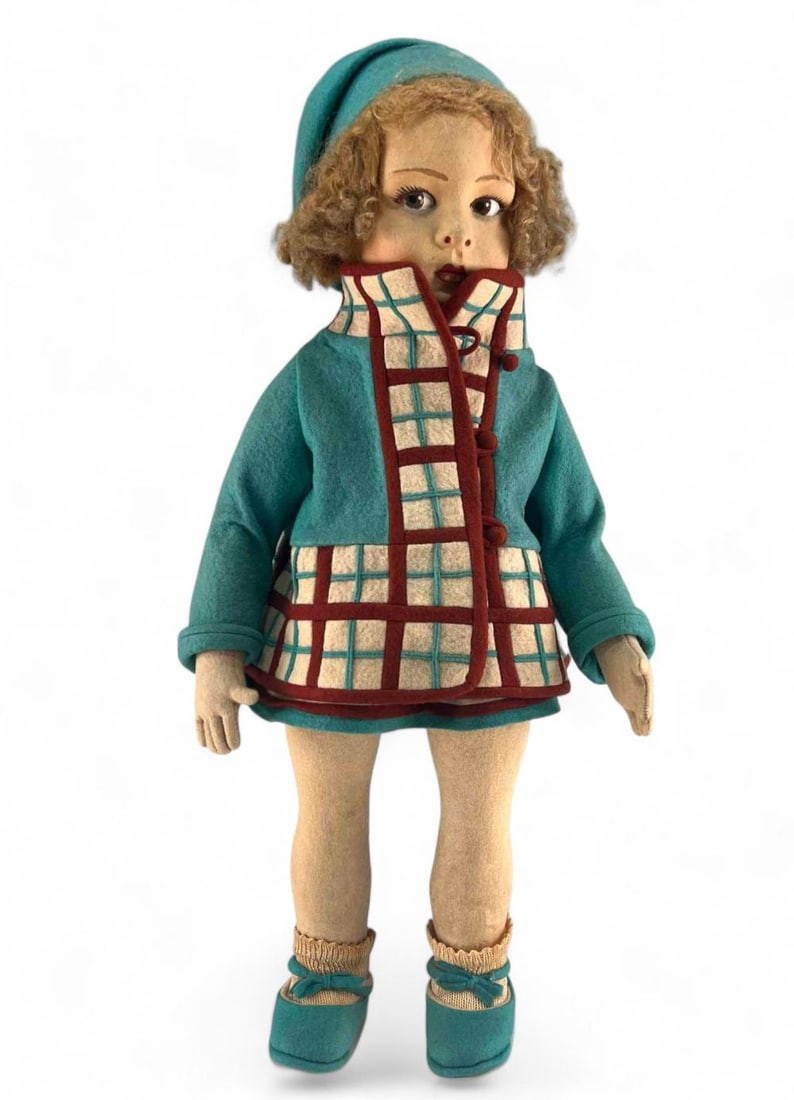Italian Felt Lenci 110 Doll With Original Tags & Clothing (1 of 18)