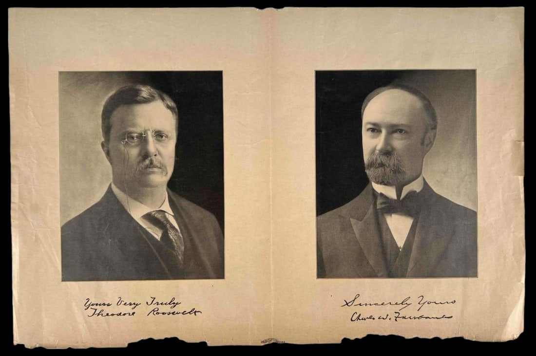 Theodore Roosevelt & Charles Warren Fairbanks Jugate Poster (1 of 8)