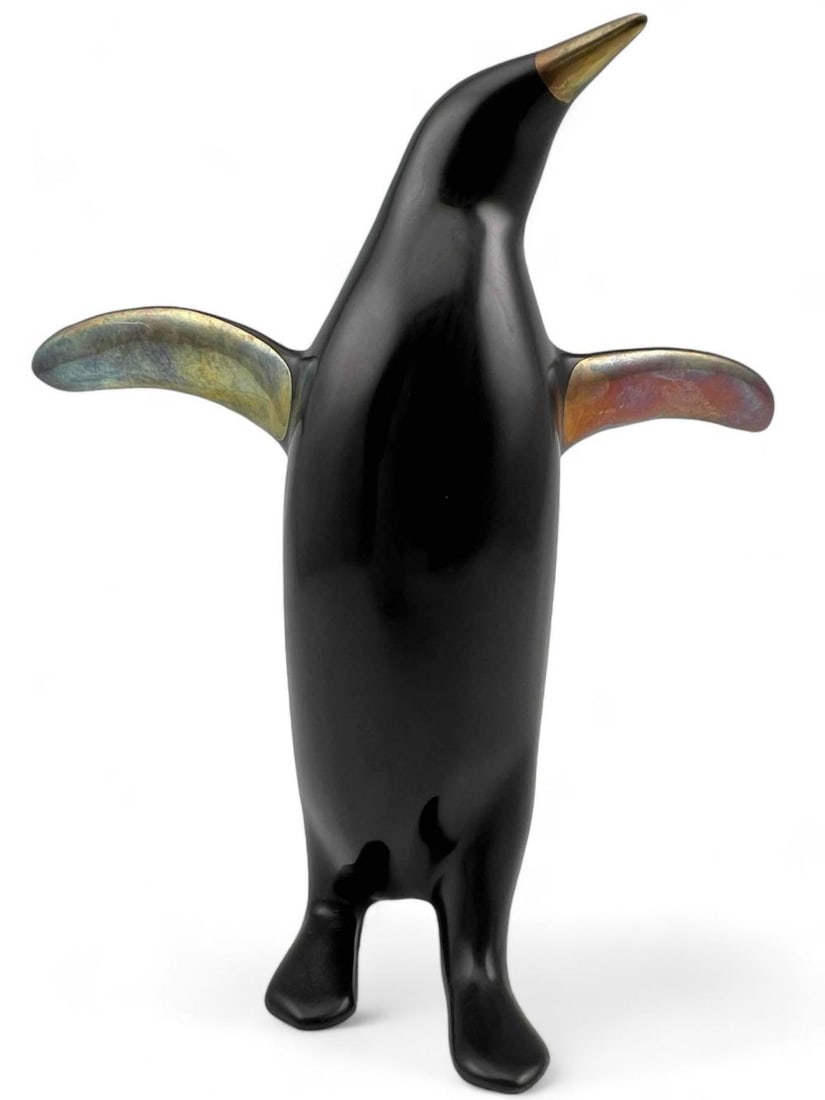 Loet Vanderveen Bronze Penguin Sculpture (1 of 14)
