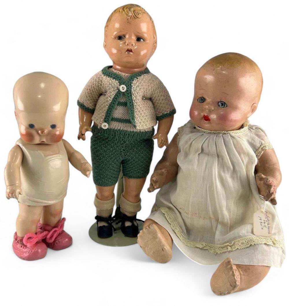 Horsman & Effanbee Composition Dolls, Including Heebee Sheebee Doll (1 of 10)