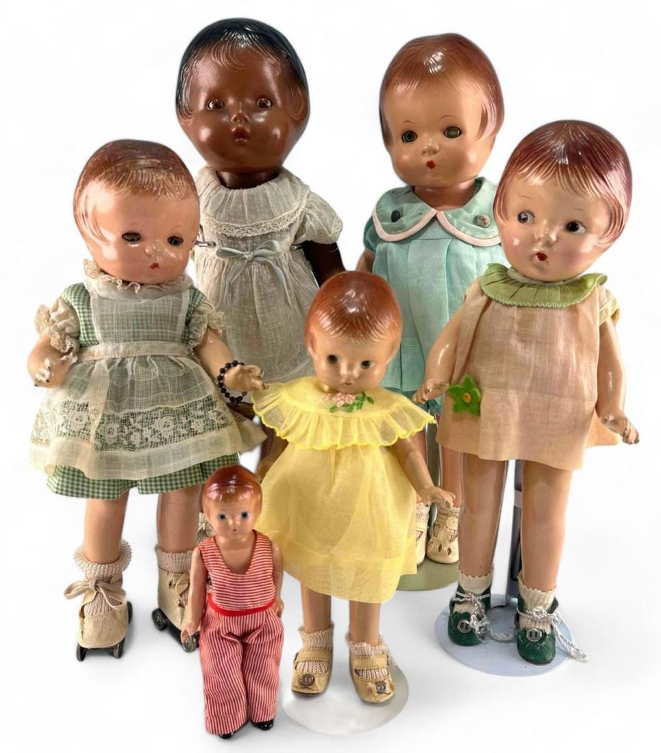 Effanbee Patsy & Similar Dolls, Two With Sleep Eyes (1 of 7)