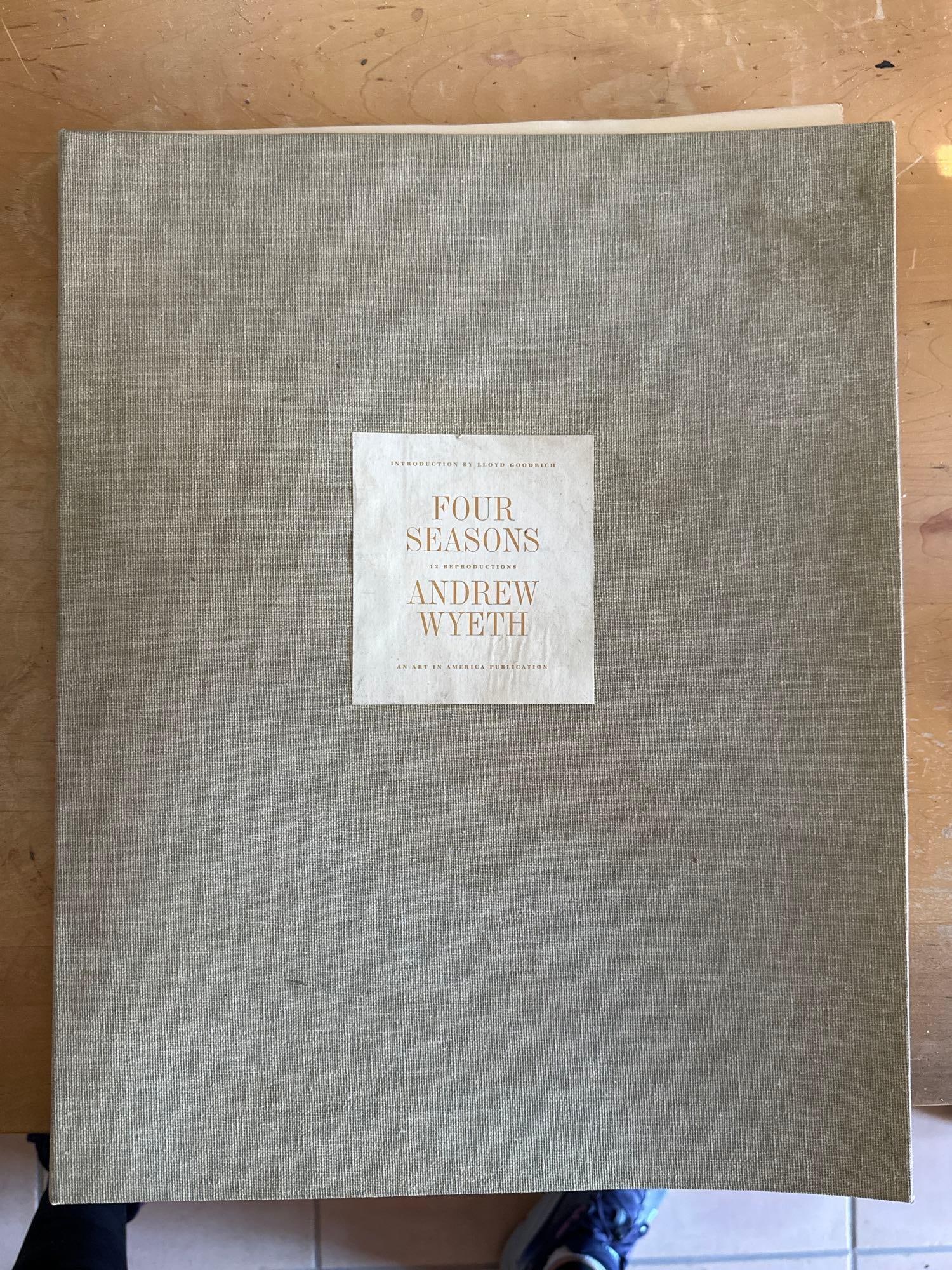 The Four Seasons, A Portfolio Of Twelve Andrew Wyeth Prints (1 of 6)