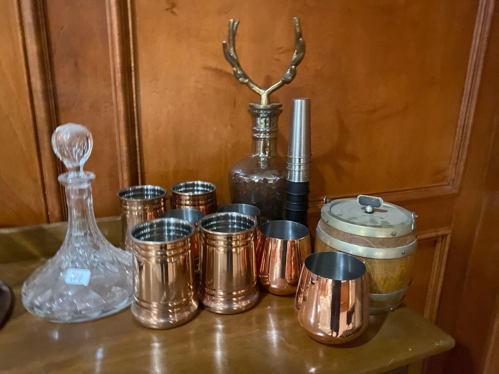 Copper Mugs, Decanters, Humidor & Barware (1 of 4)