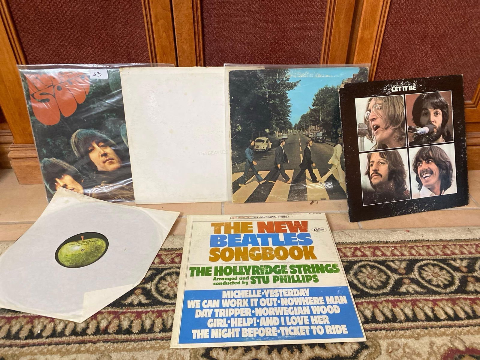 Lot Of Vintage Beatles Records, Including The White Album, Abbey Road, Let It Be, Rubber Soul (1 of 11)