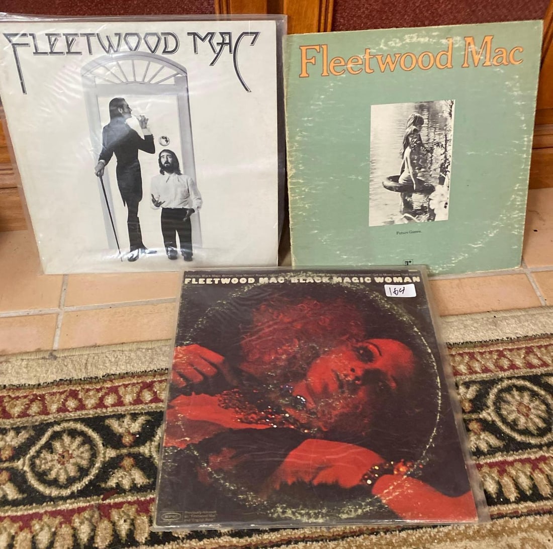 Three Fleetwood Mac Vinyl Records (1 of 3)