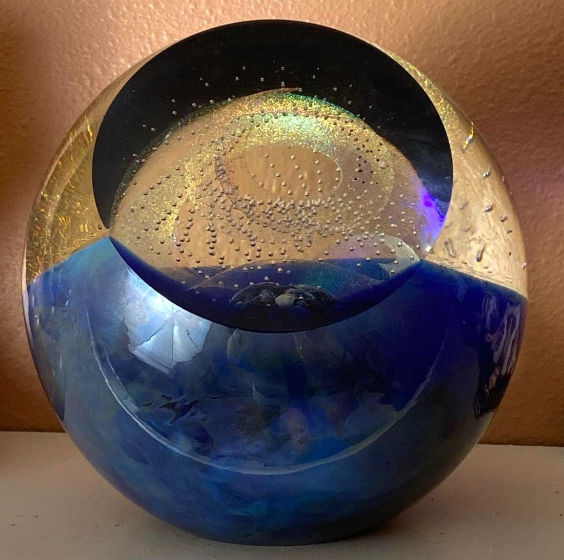 Large Art Glass Sculpture, Signed "Karg 2015." (1 of 5)