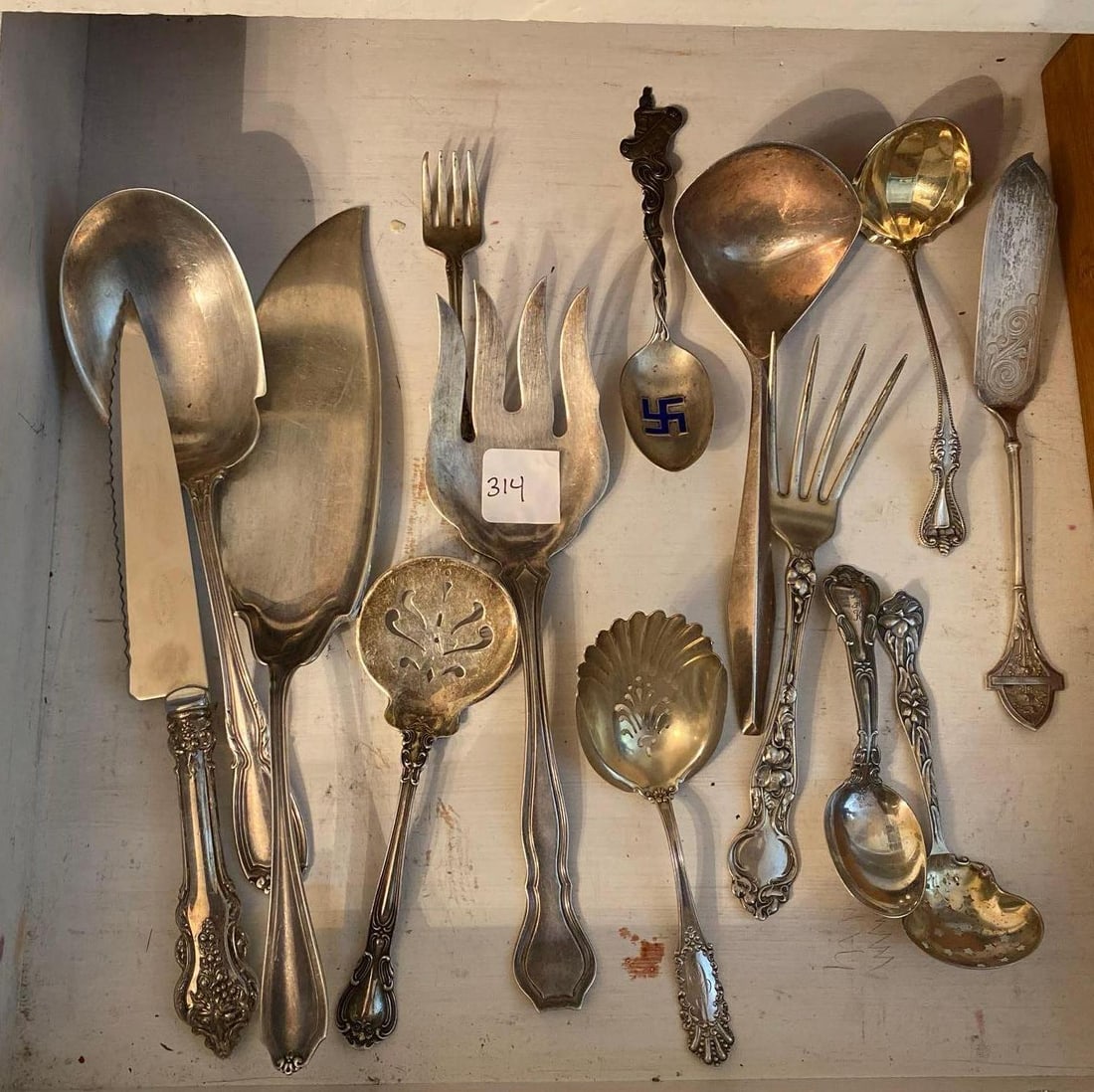 Fourteen Sterling Silver Flatware Pieces (1 of 4)
