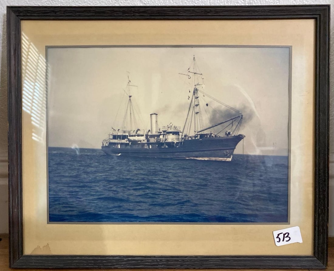 Vintage Photograph Of Ship: Vintage photograph of ship.