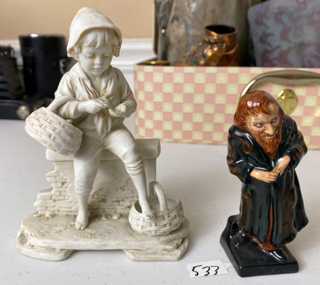 Two Porcelain Figures, One Royal Doulton (1 of 4)