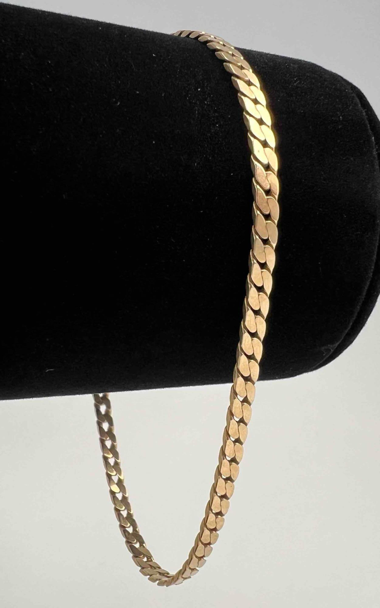 14K Curb Chain Bracelet (1 of 5)