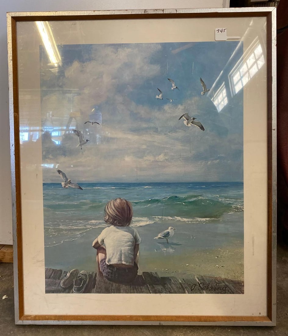 Coastal Landscape, Framed Print (1 of 4)