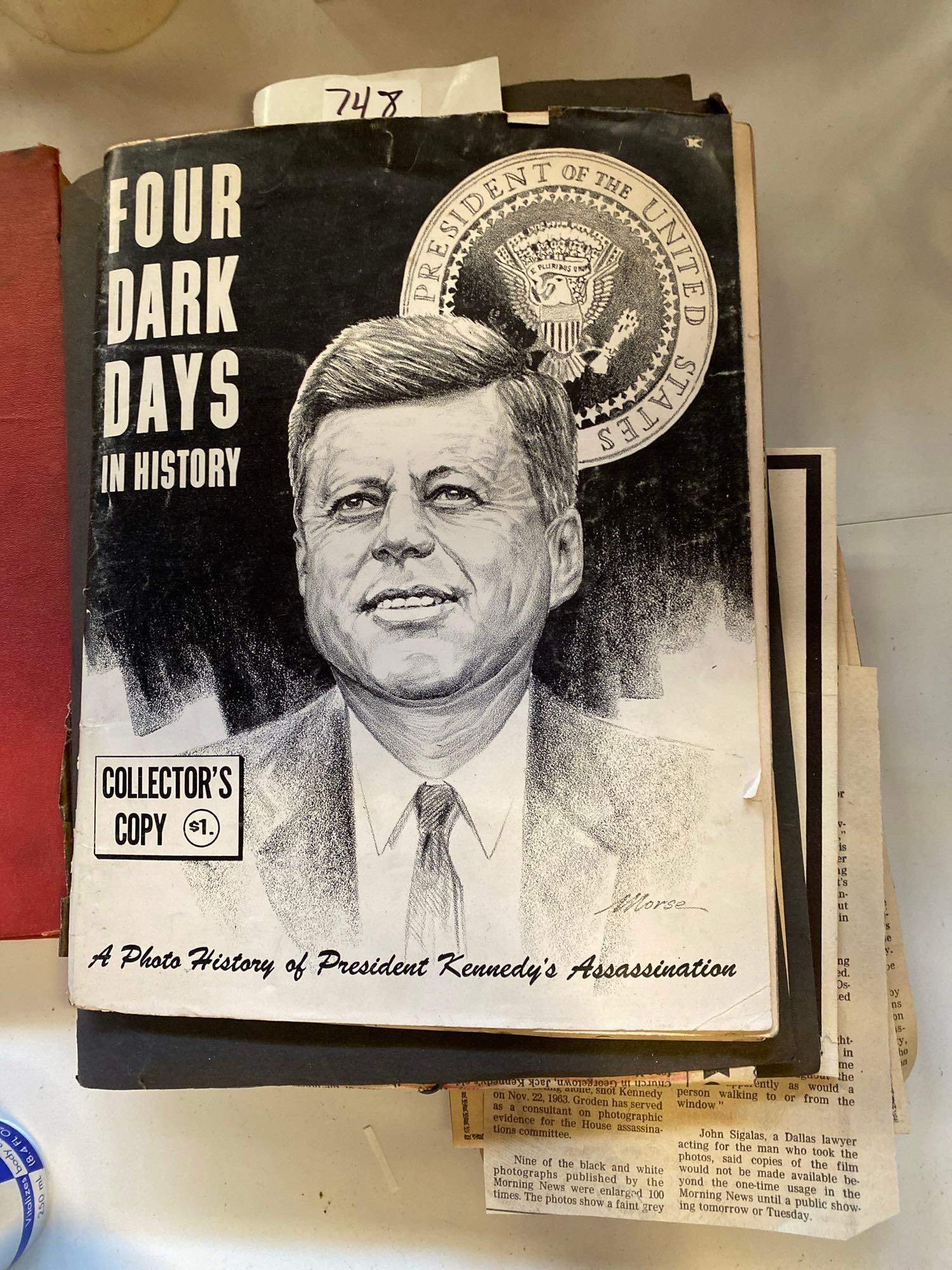 Lot Of John F Kennedy Ephemera (1 of 4)