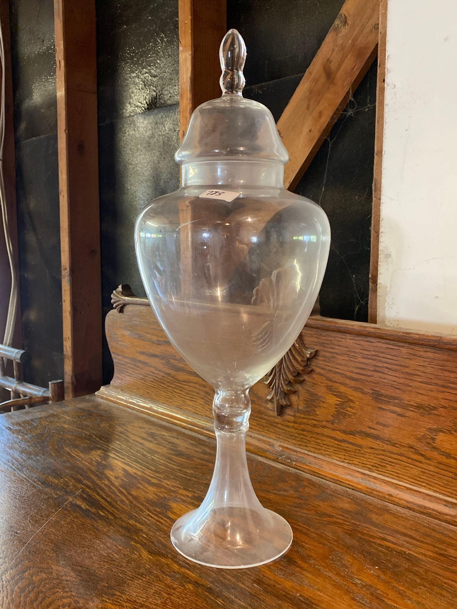 Large Glass Apothecary Jar (1 of 2)