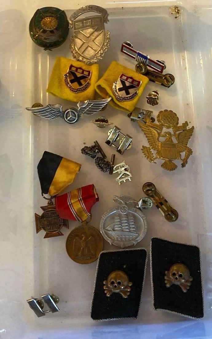 Lot Of Military Metals & Badges Including World War Ii German (1 of 5)