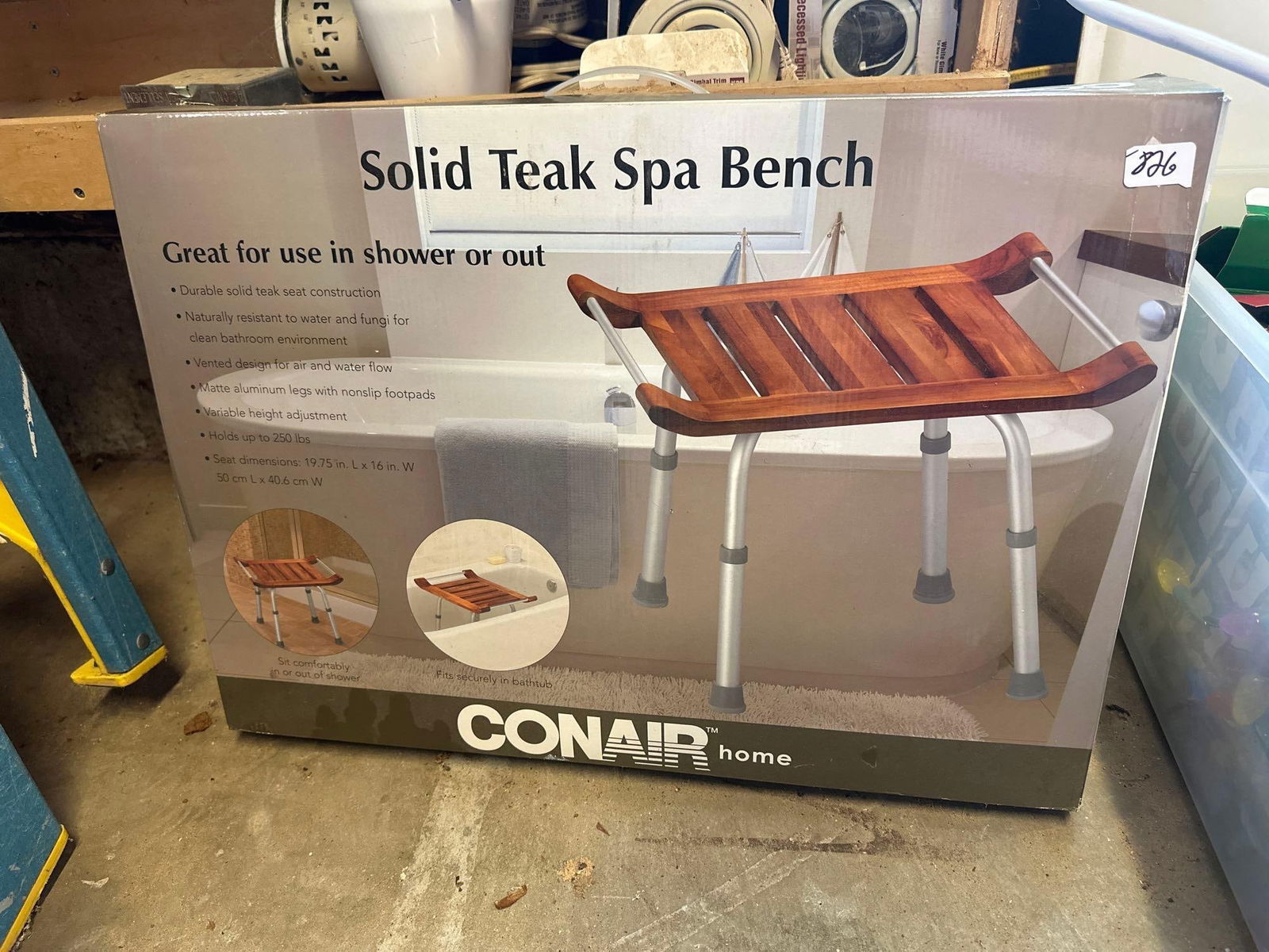Conair Teak Spa Bench (1 of 2)