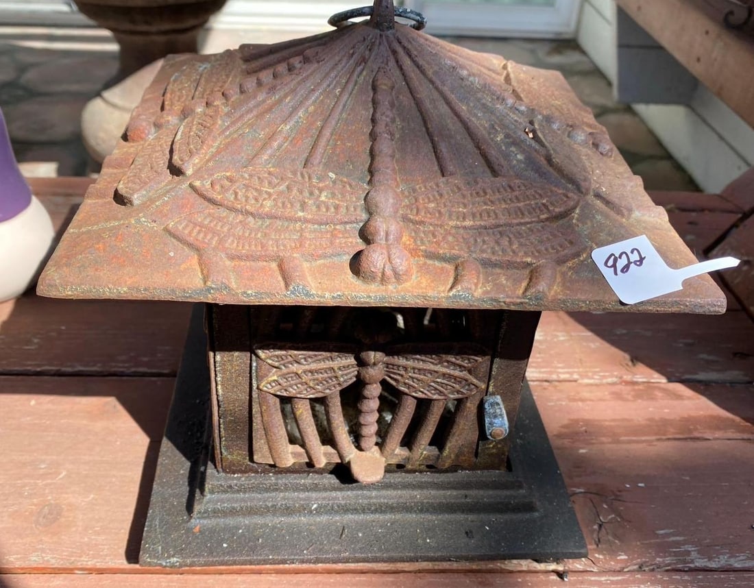 Cast Iron Dragonfly Lantern (1 of 2)