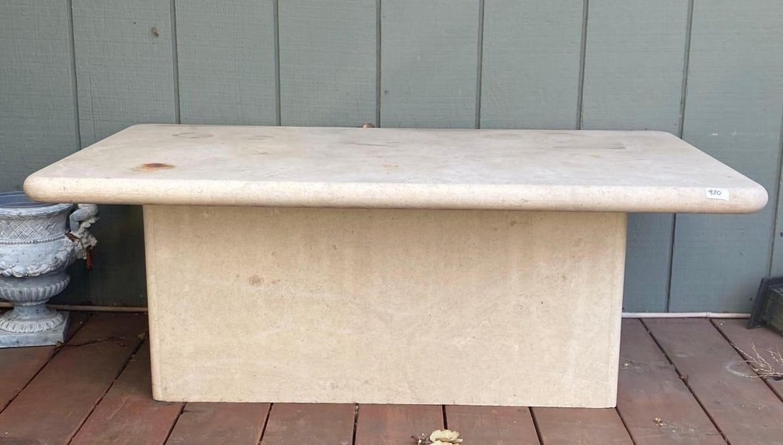 Outdoor Table Or Bench, Artificial Stone (1 of 2)