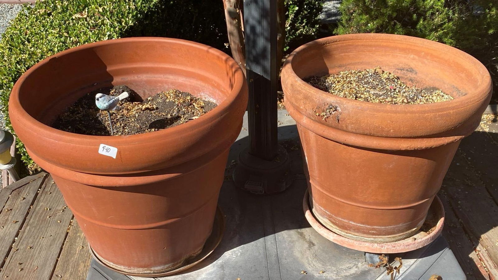 Two Large Terra-Cotta Pots (1 of 4)