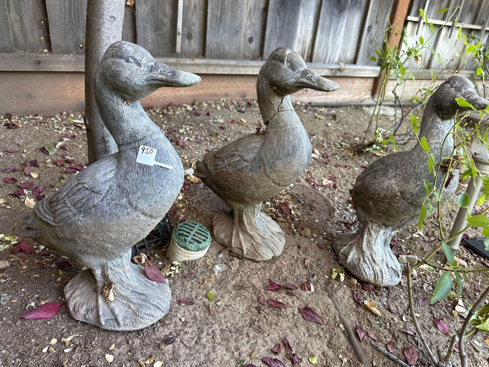 Three Ceramic Duck Gardens Sculptures (1 of 4)
