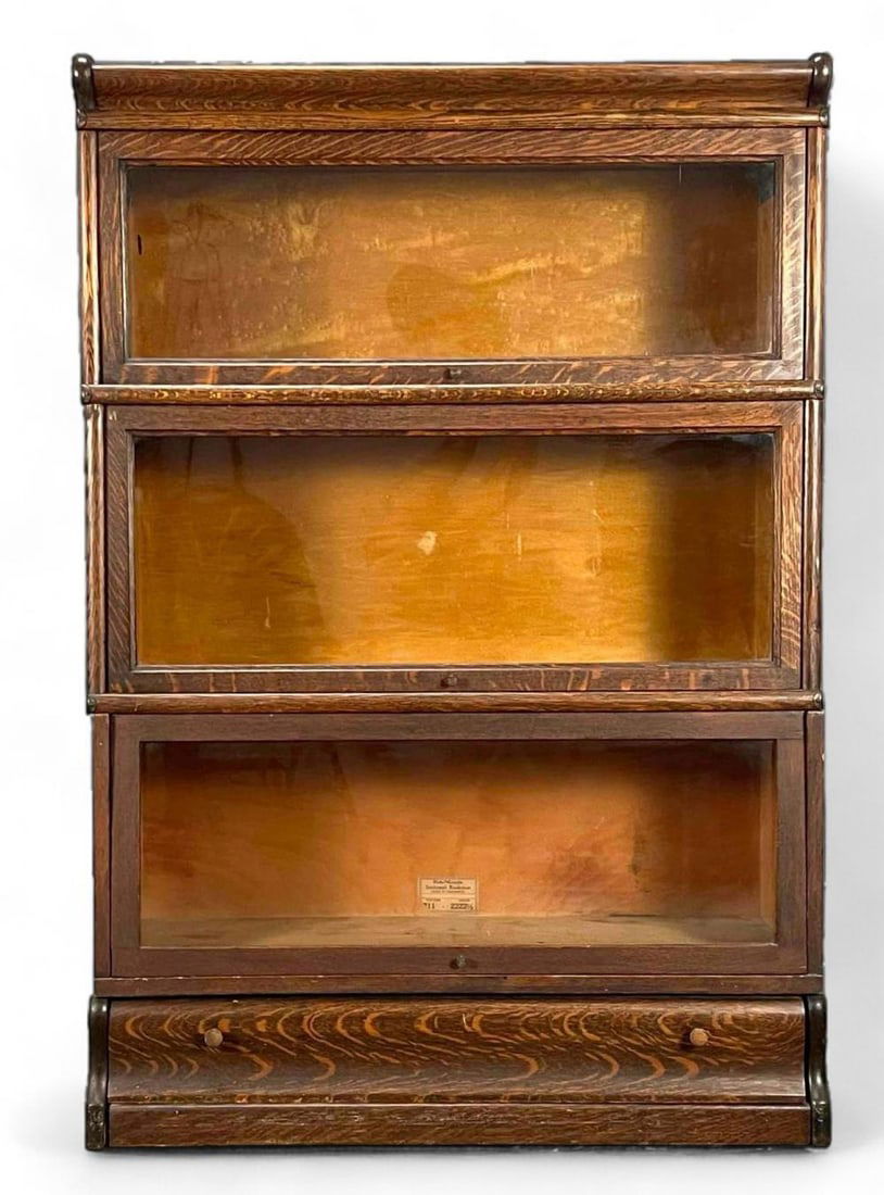 Globe Wernicke Oak Barrister Bookcase (1 of 18)