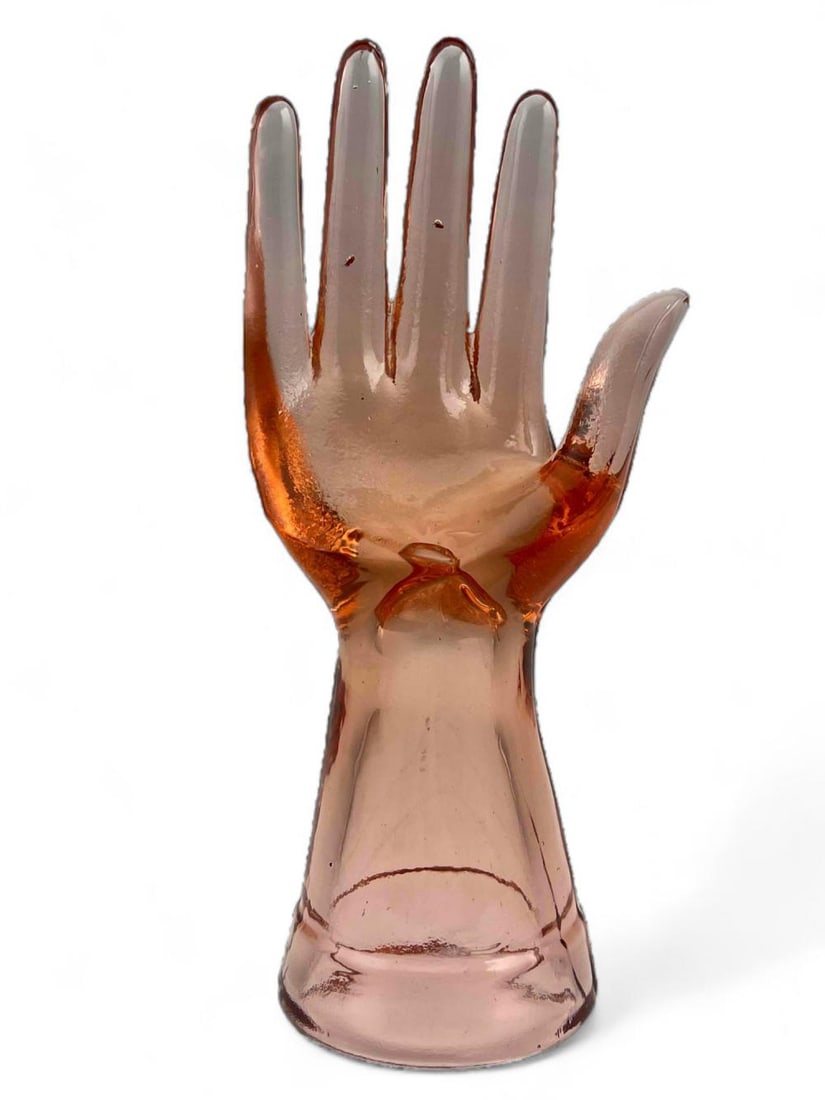 Pink Depression Glass Ring Holder Or Jewelry Display (1 of 7)