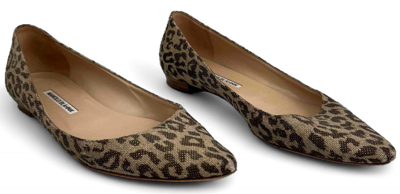 Manolo Blahnik Leopard Print Flats, Size 40 (1 of 11)