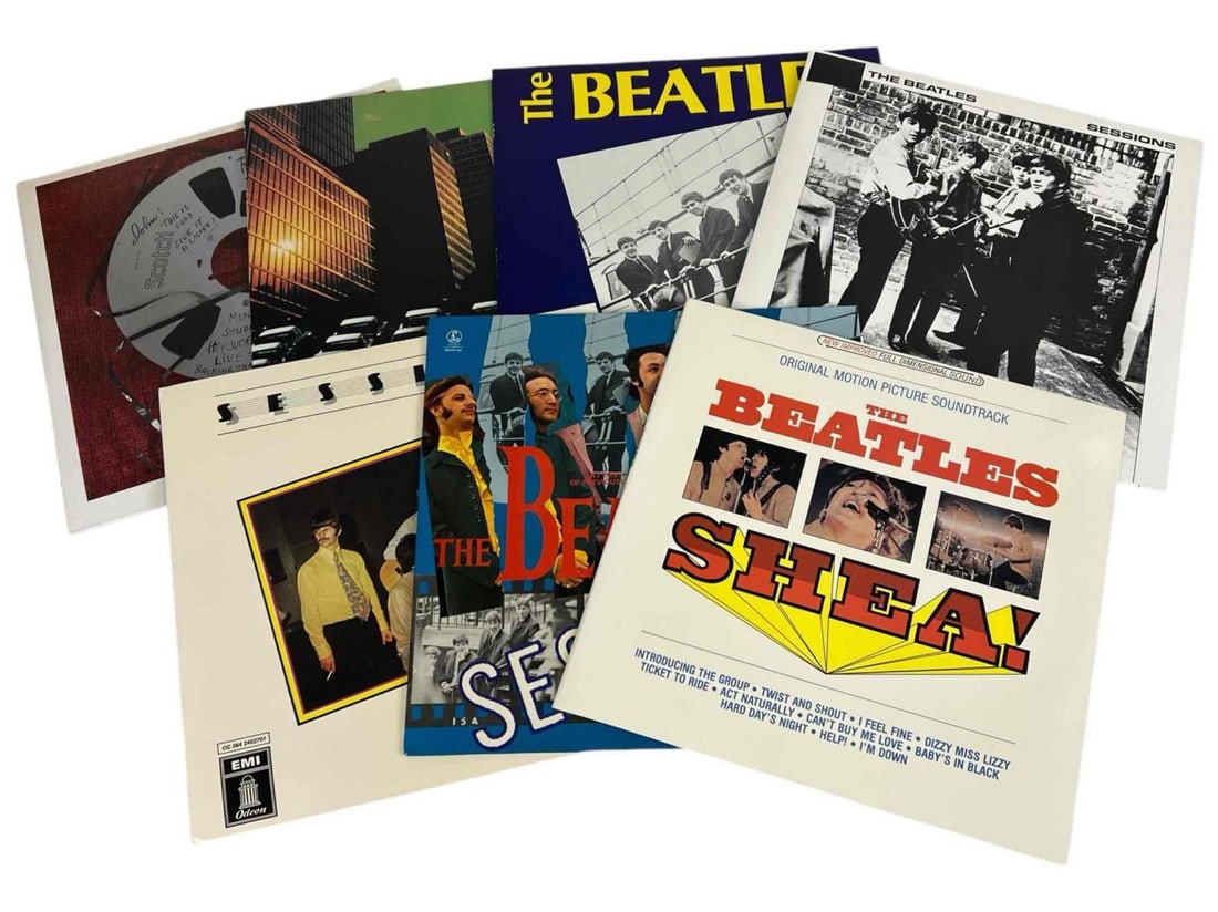 The Beatles, Nine Vinyl LP Records (1 of 14)