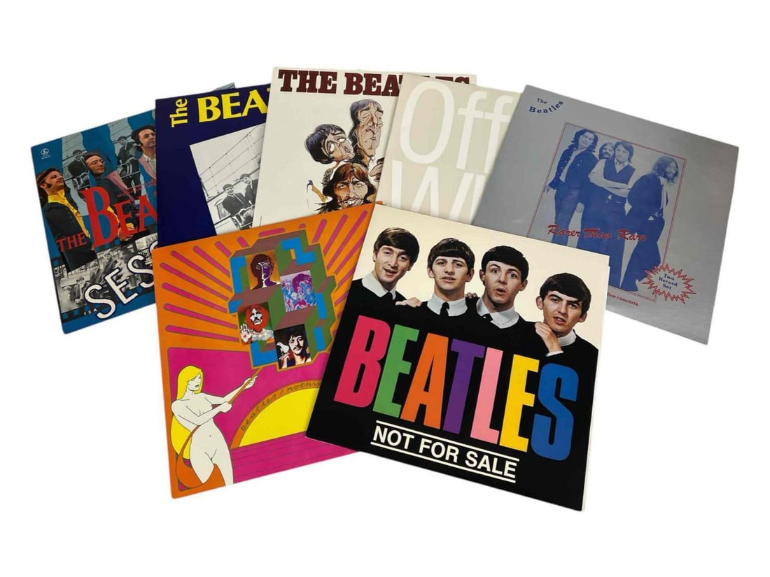 The Beatles, Seven Vinyl Albums, Ca. 1966-1985 (1 of 13)