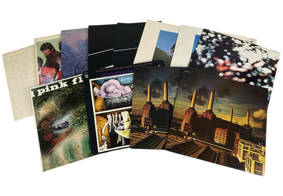 Pink Floyd, 13 Vinyl LP Records, The Wall, Darks Side Of The Moon, Wish You Were Here (1 of 17)